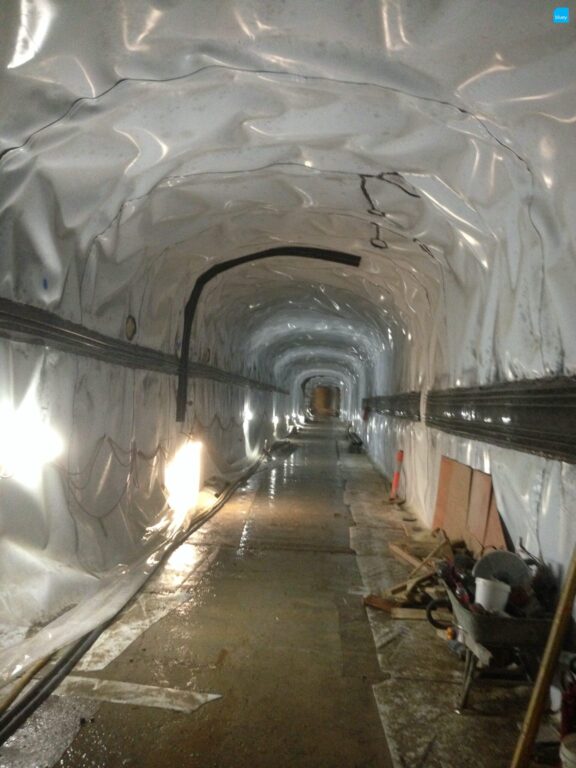 Cable Tunnel Waterproofing, City East Cable Tunnel