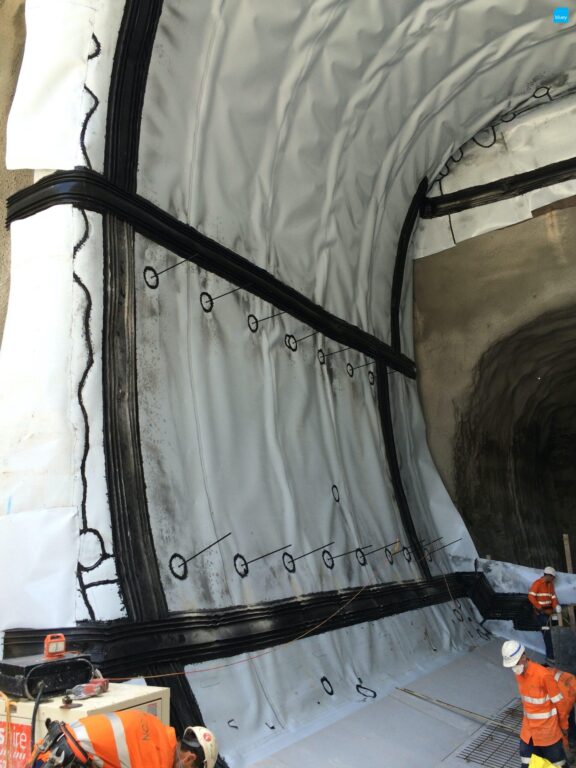 Station Nozzle Waterproofing with BluSeal VLDPE