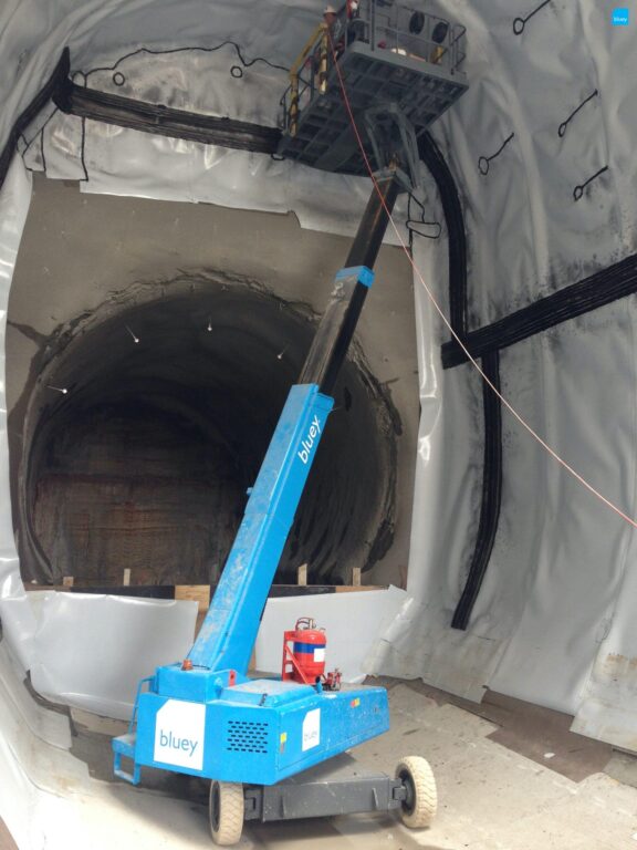 Station Nozzle Waterproofing with BluSeal VLDPE