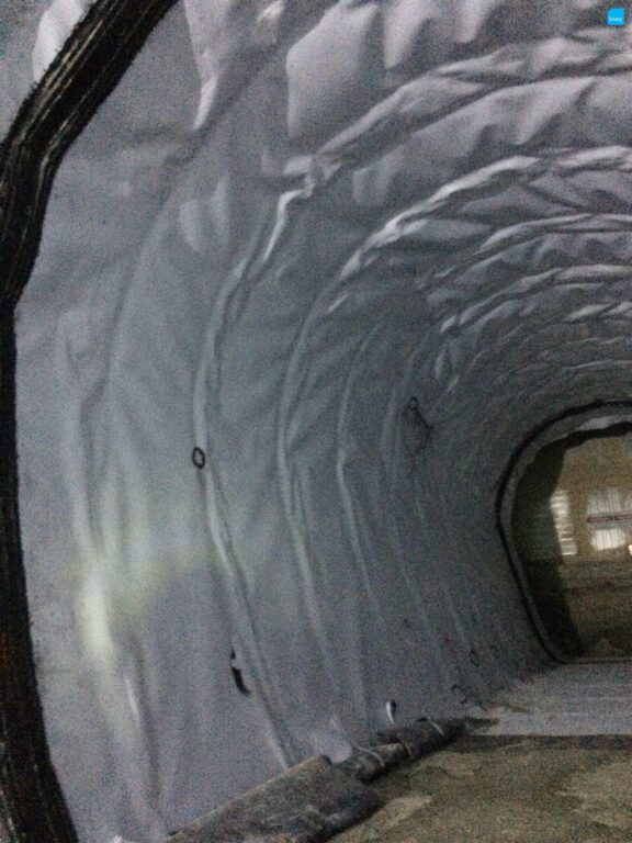 Epping to Chatswood Rail Link - Waterproofing Cross Passage with BluSeal VLDPE Tunnel Liner