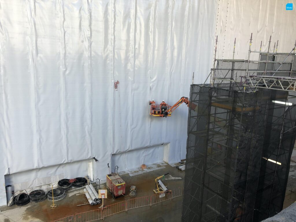 Epping to Chatswood Rail Link - Waterproofing Cross Passage with BluSeal VLDPE Tunnel Liner