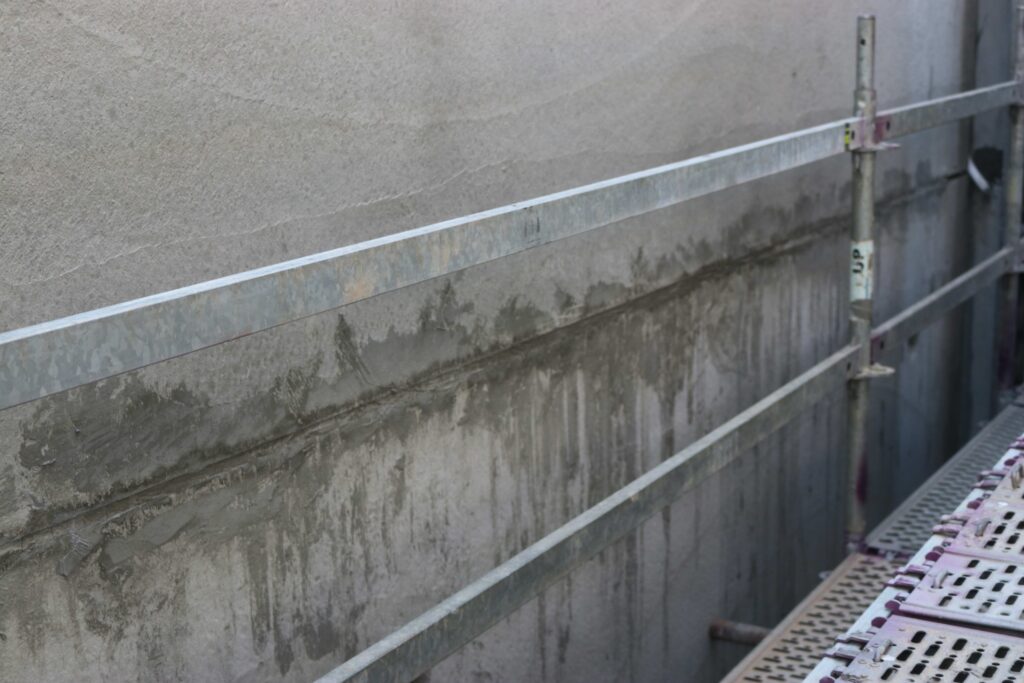 Precast panel grouting with our thixotropic grout - BluCem HS400