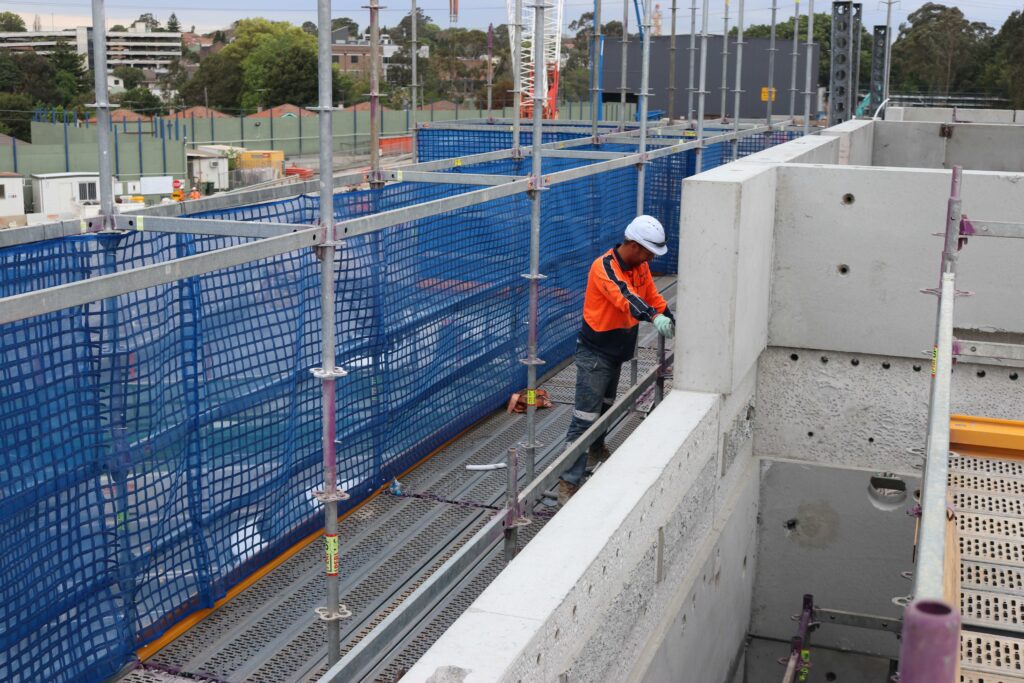 Precast panel grouting with our thixotropic grout - BluCem HS400