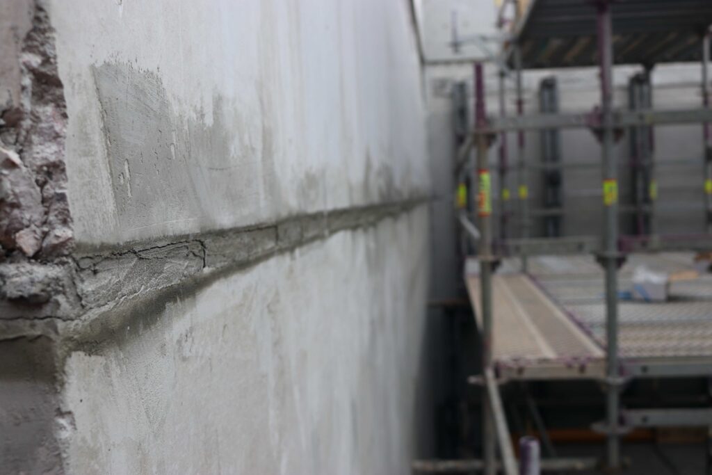 Precast panel grouting with our thixotropic grout - BluCem HS400