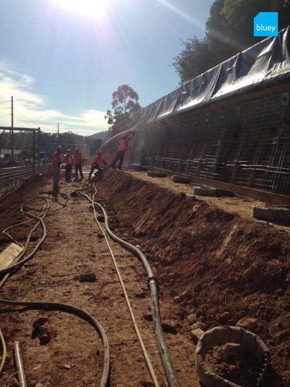 Retaining Wall Stabilisation with BluGeo GRP60