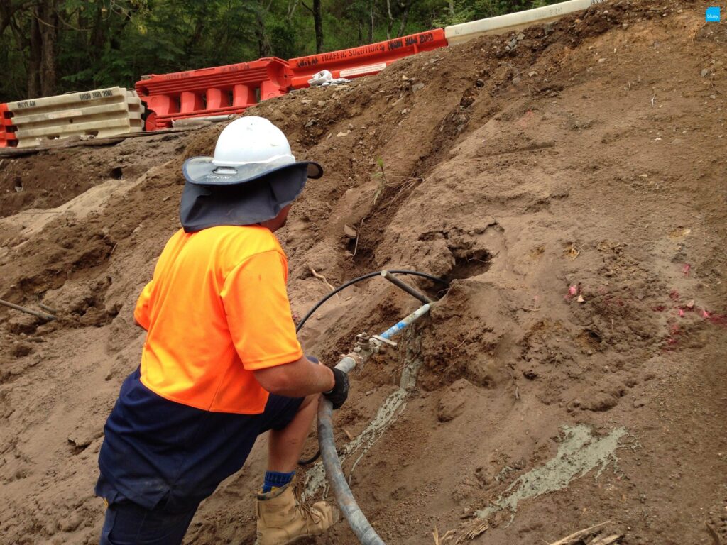 Roadway Stabilisation using BluGeo GRP60