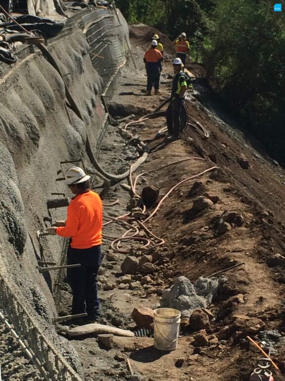 Slope Stabilisation at Coopers Creek