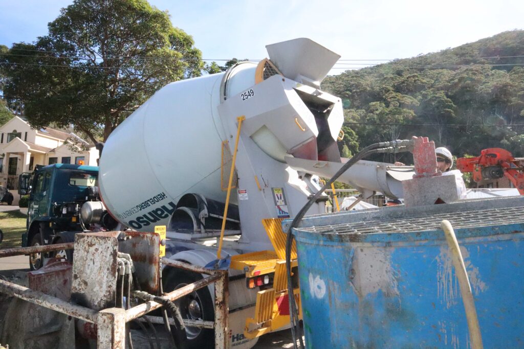 Culvert Grouting using Ready Mix Concrete Agitators