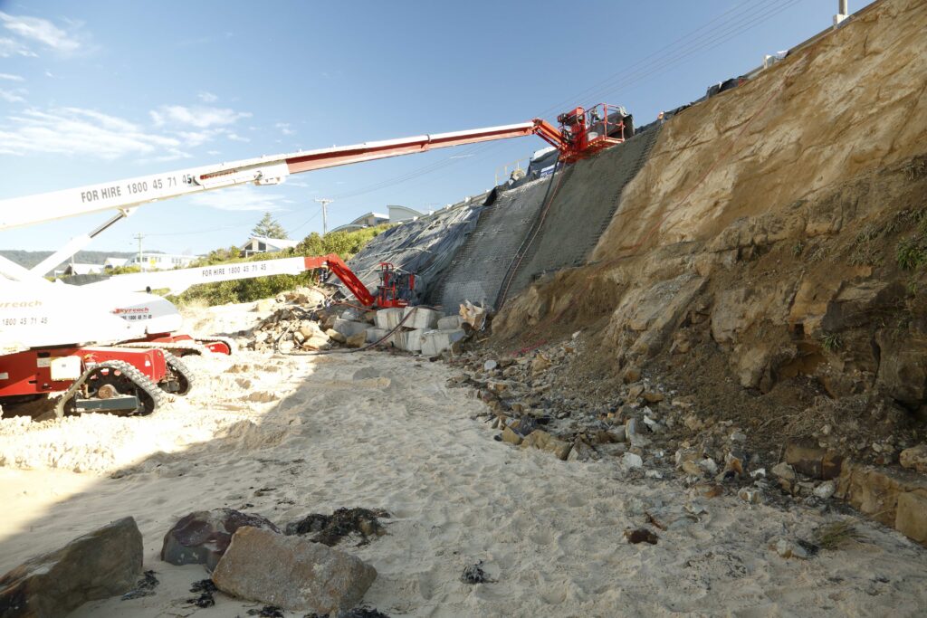 Slope Stabilisation at Woonona, NSW