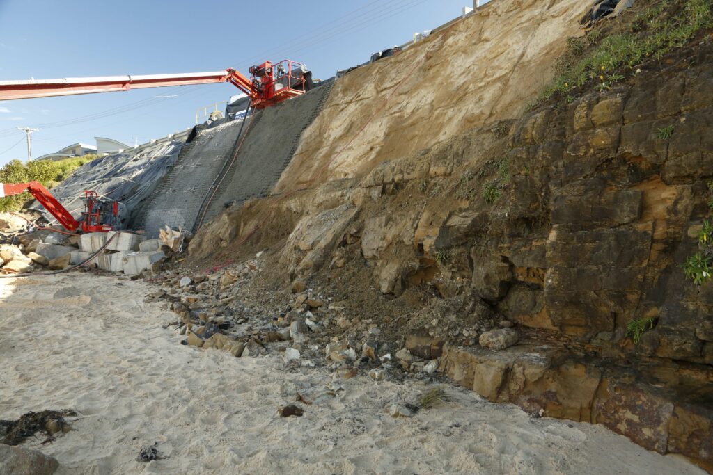 Slope Stabilisation at Woonona, NSW