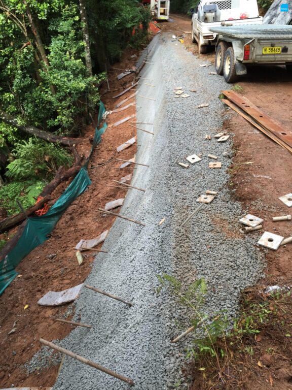 Slope Stabilisation using BluGeo GRP60