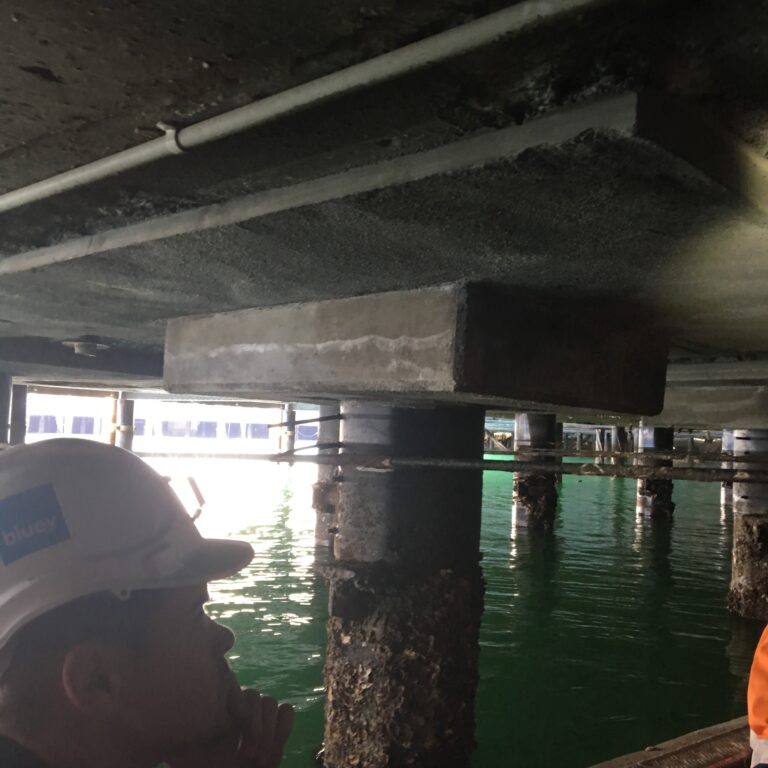 Pier Repair at Woolloomooloo with BluCem HB55