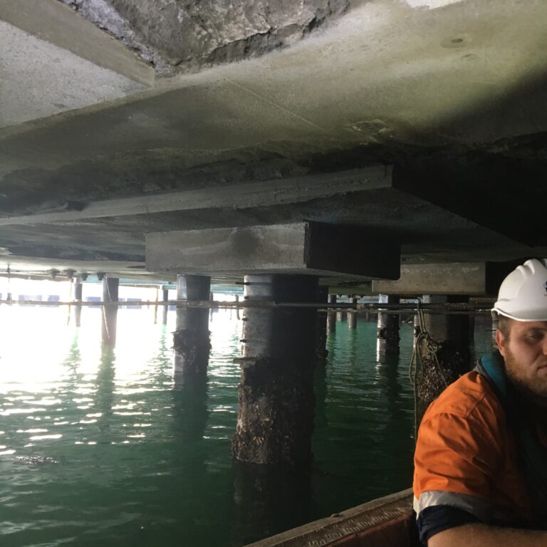 Pier Repair at Woolloomooloo with BluCem HB55